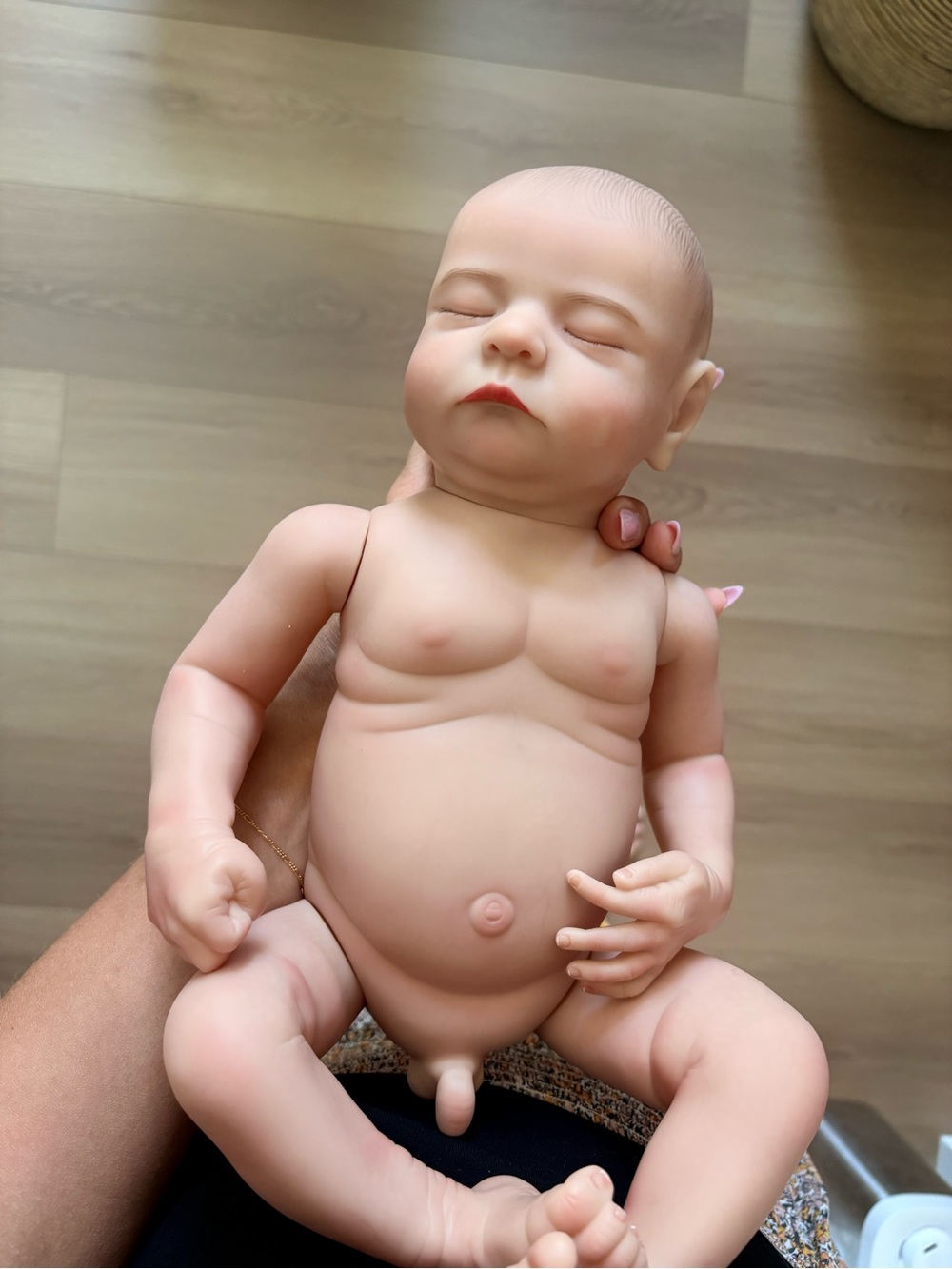 Realistic Baby Doll - Neutral Skin Tone - Lifelike Newborn Toy